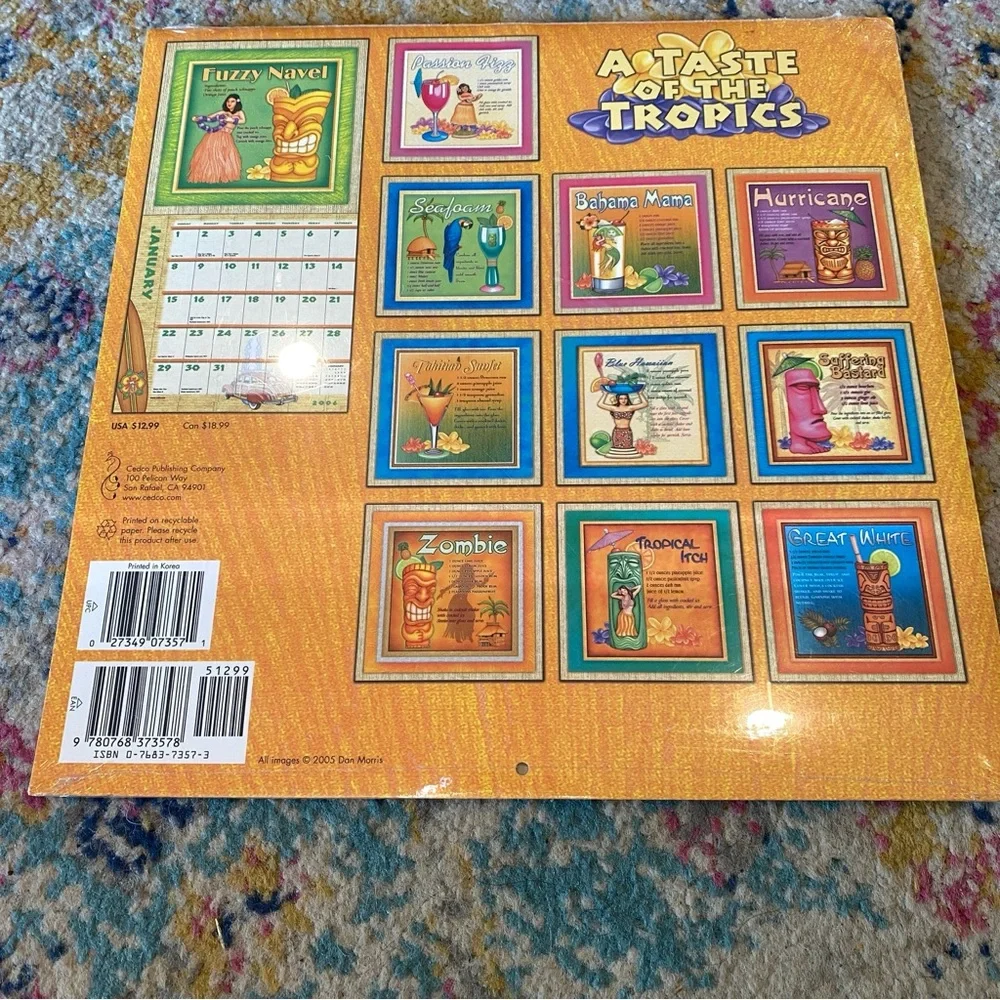 Calendar, A Taste of the Tropics 2006 w/Recipes